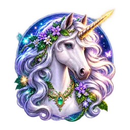 Unicorn symbol art